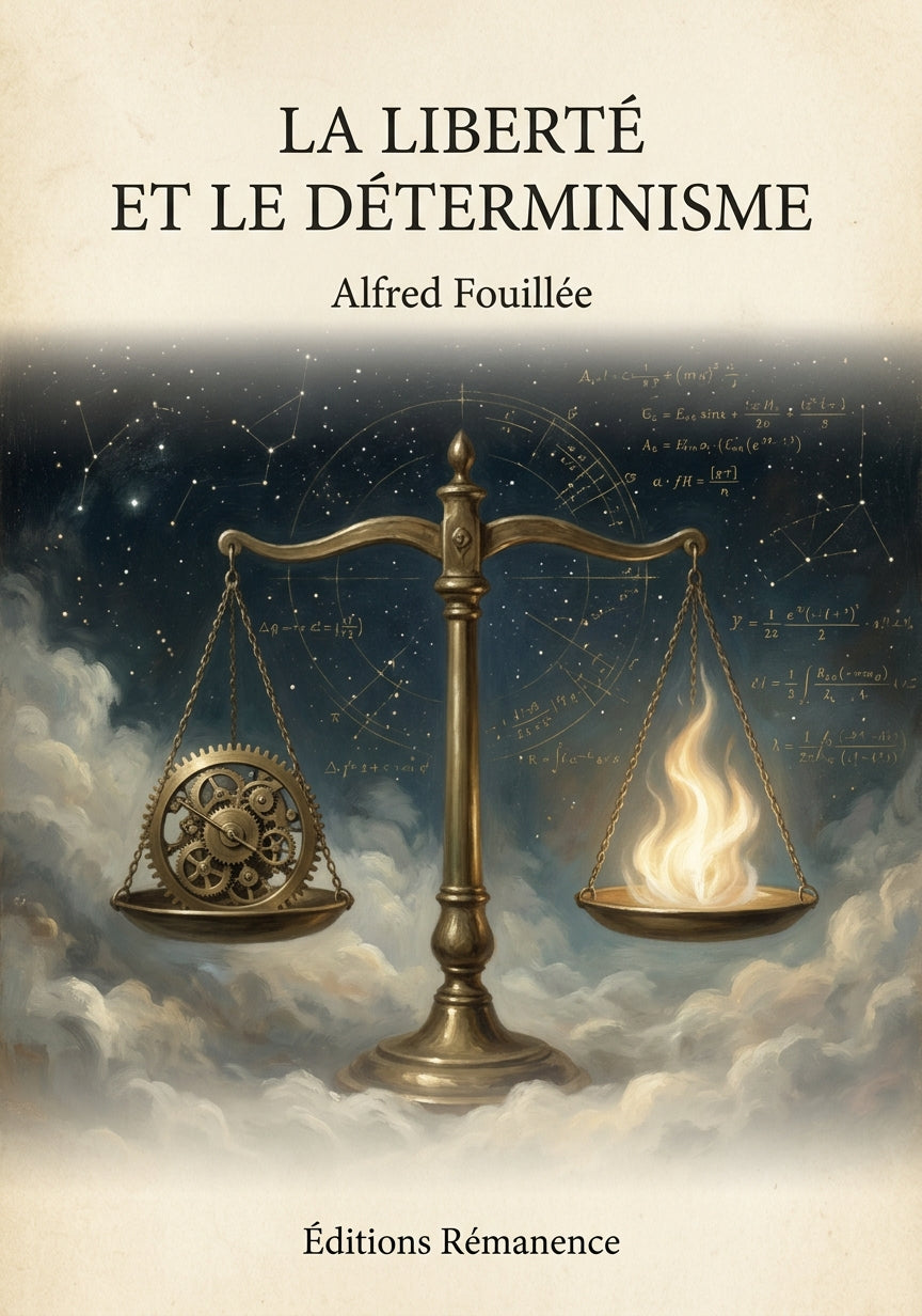 La Liberté et le Déterminisme - Alfred Fouillée (Couverture)