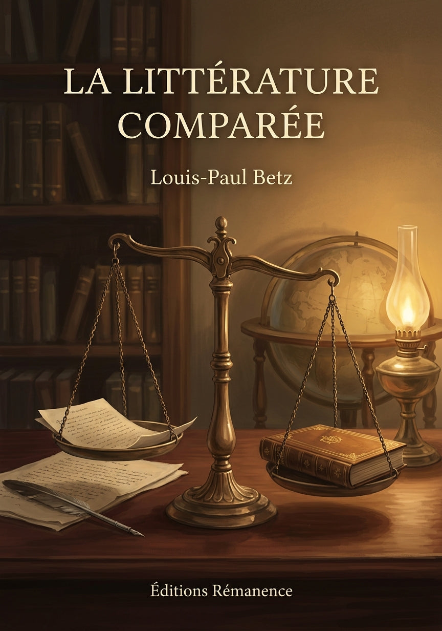 Livre La Littérature comparée par Louis-Paul Betz - Couverture - Editions Remanence