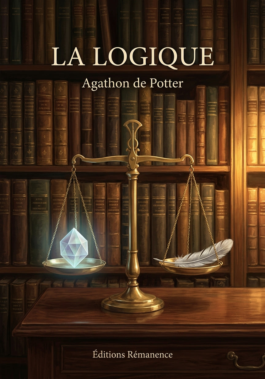 Livre La Logique par Agathon de Potter - Couverture - Editions Remanence