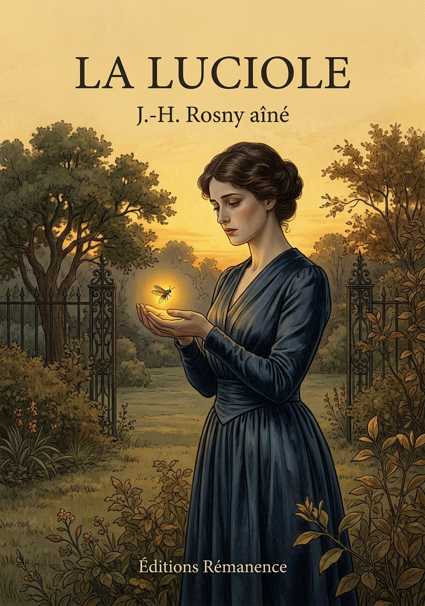 Livre La Luciole par J.-H. Rosny aîné - Couverture - Editions Remanence