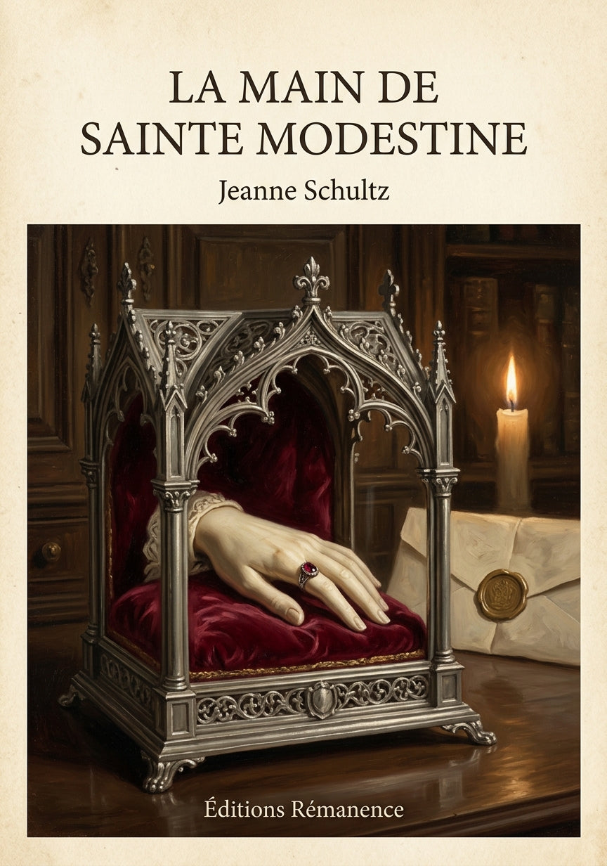La main de Sainte Modestine - Jeanne Schultz (Couverture)