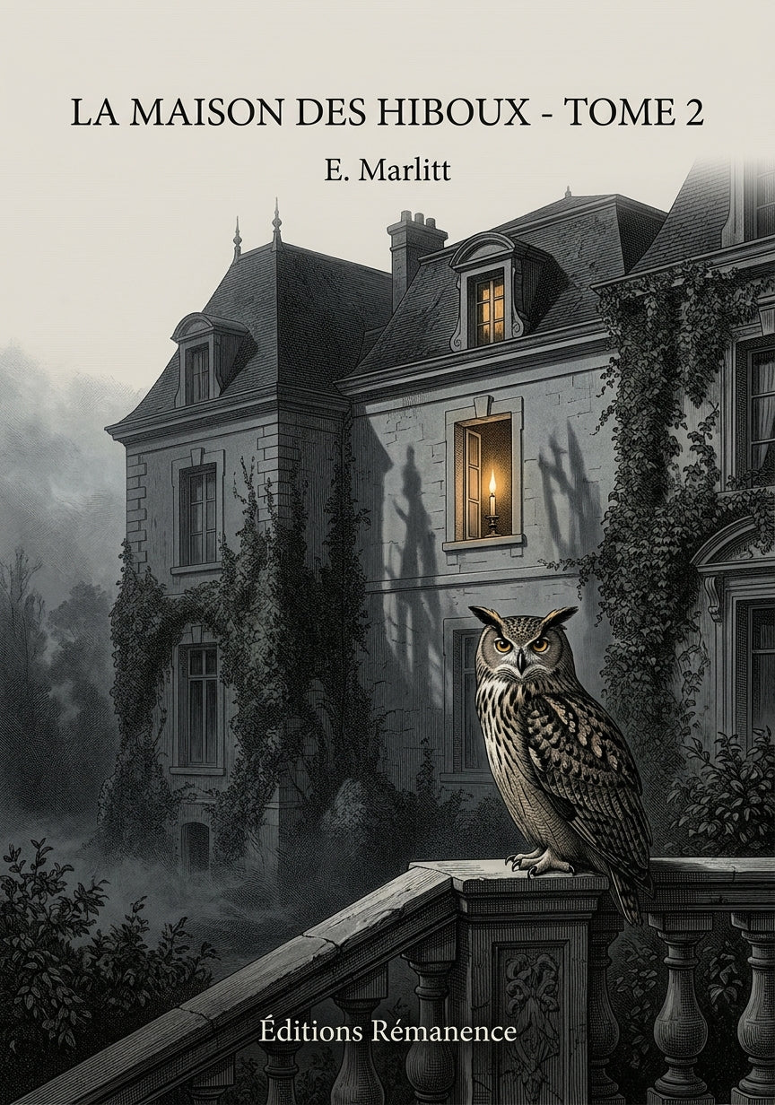 Livre La Maison des hiboux - Tome 2 par E. Marlitt - Couverture - Editions Remanence