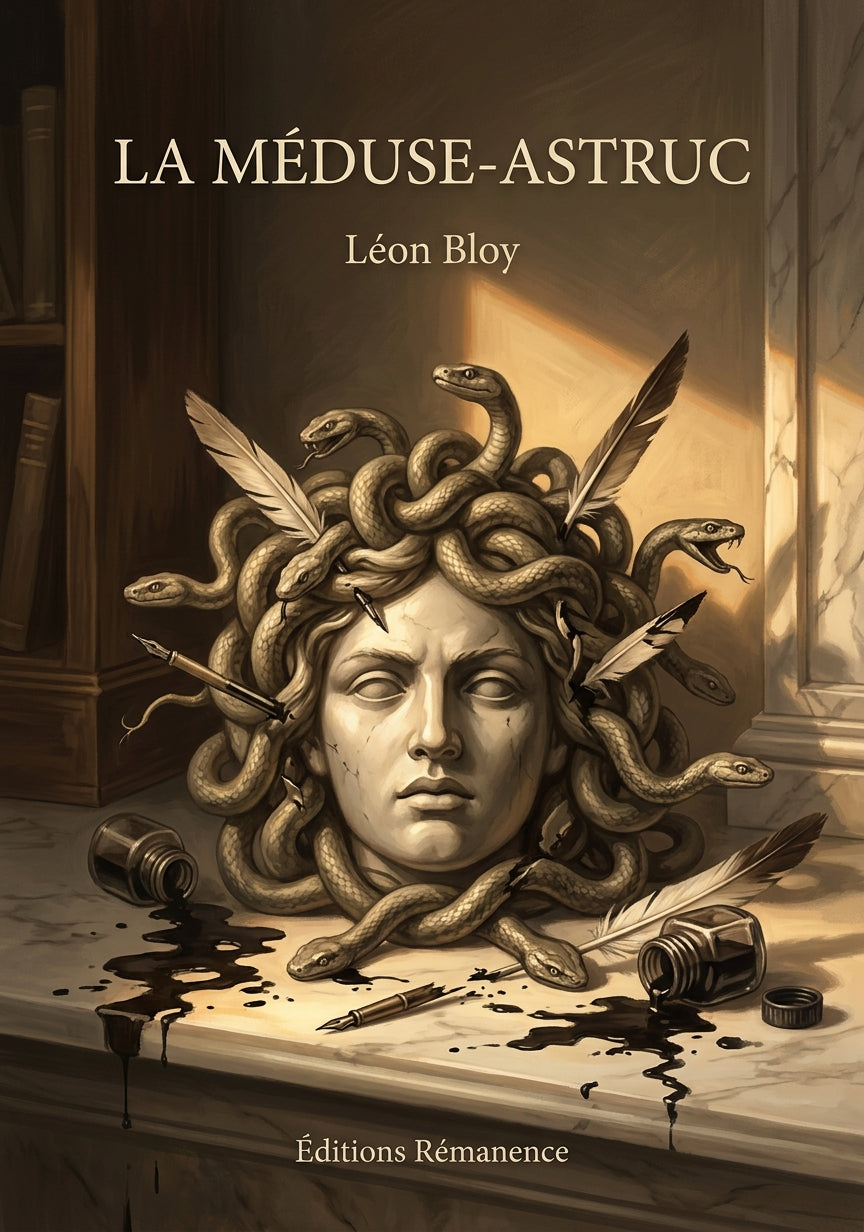 Livre La Méduse-Astruc par Léon Bloy - Couverture - Editions Remanence
