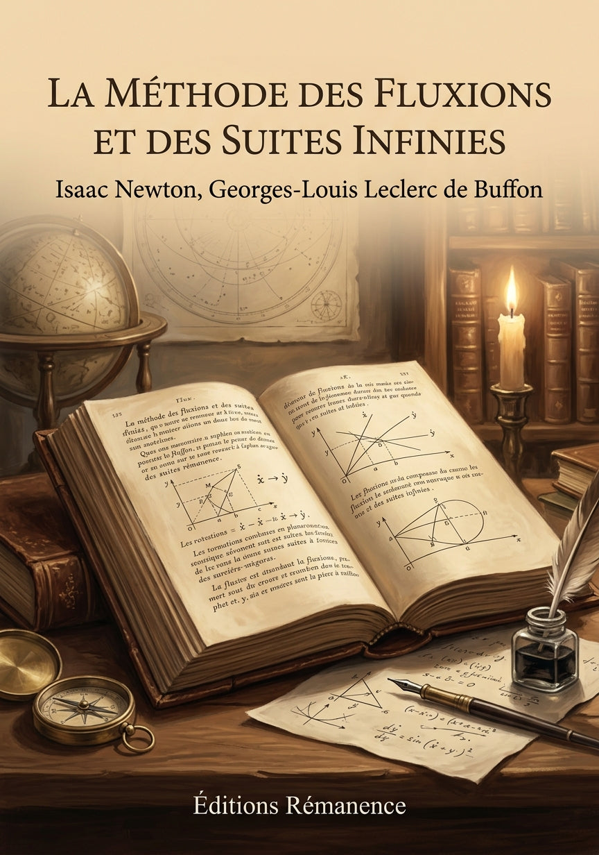 Livre La méthode des fluxions et des suites infinies par Isaac Newton, Georges-Louis Leclerc de Buffon - Couverture - Editions Remanence