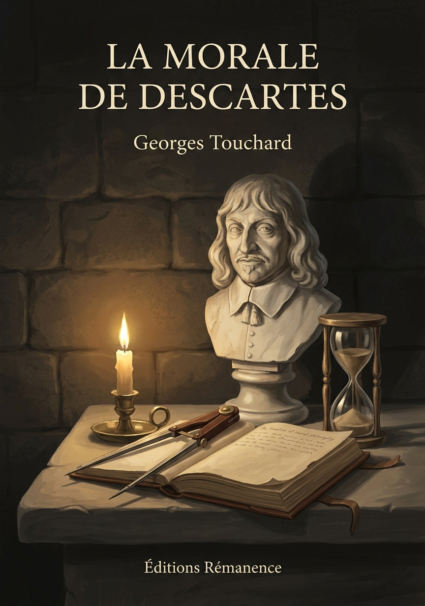 Livre La Morale de Descartes par Georges Touchard - Couverture - Editions Remanence