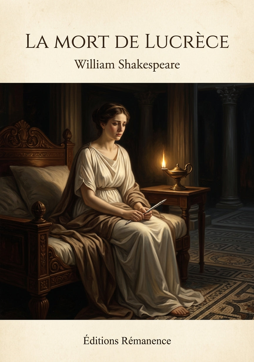 La mort de Lucrèce - William Shakespeare (Couverture)
