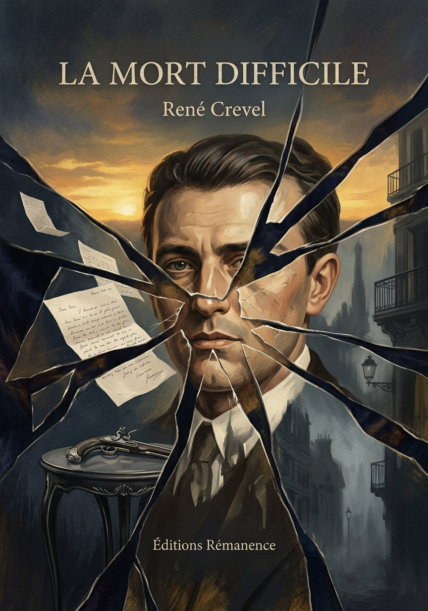Livre La Mort difficile par René Crevel - Couverture - Editions Remanence