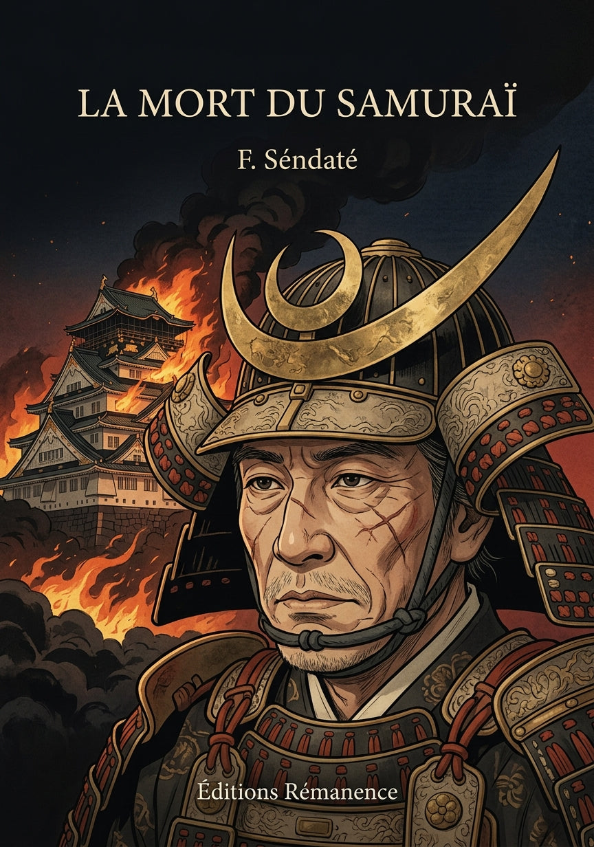 Livre La mort du samuraï par F. Séndaté - Couverture - Editions Remanence