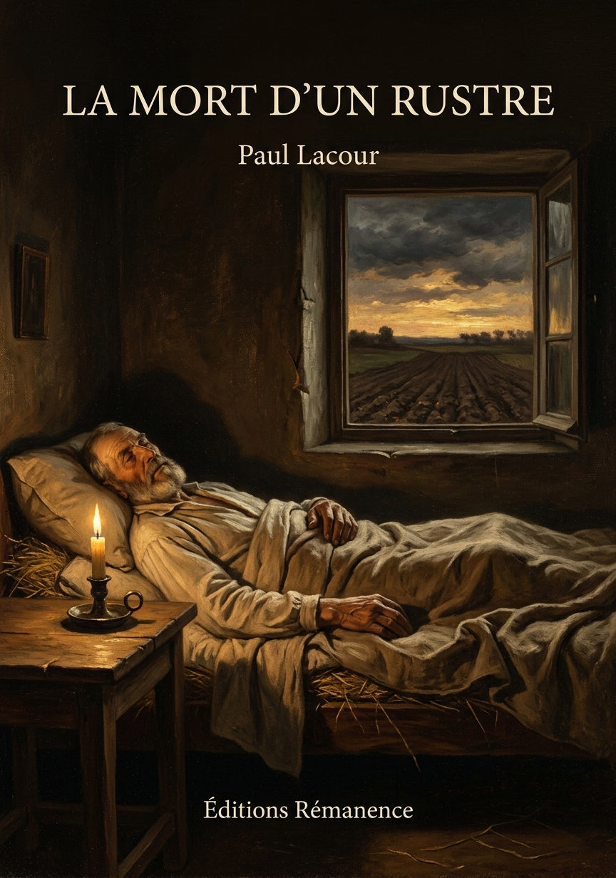 Livre La Mort d’un rustre par Paul Lacour - Couverture - Editions Remanence