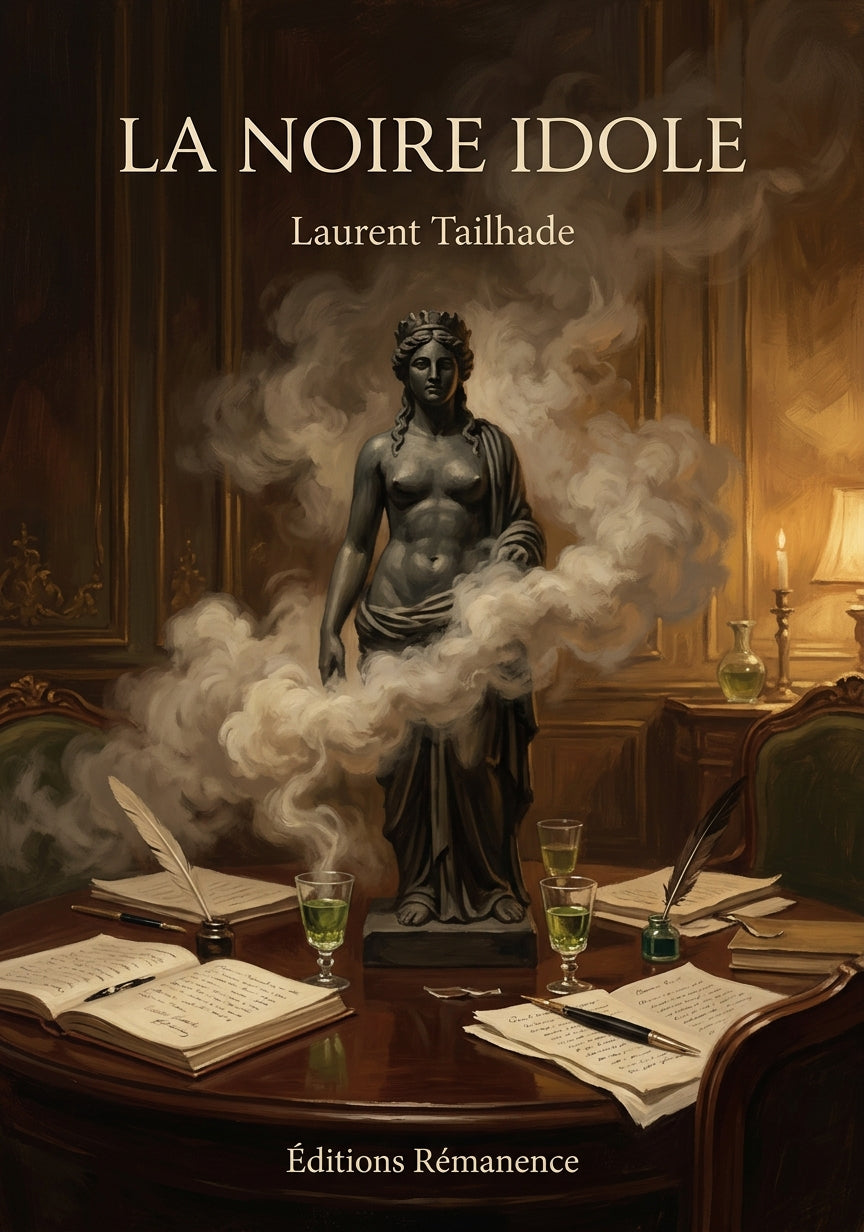 Livre La Noire Idole par Laurent Tailhade - Couverture - Editions Remanence