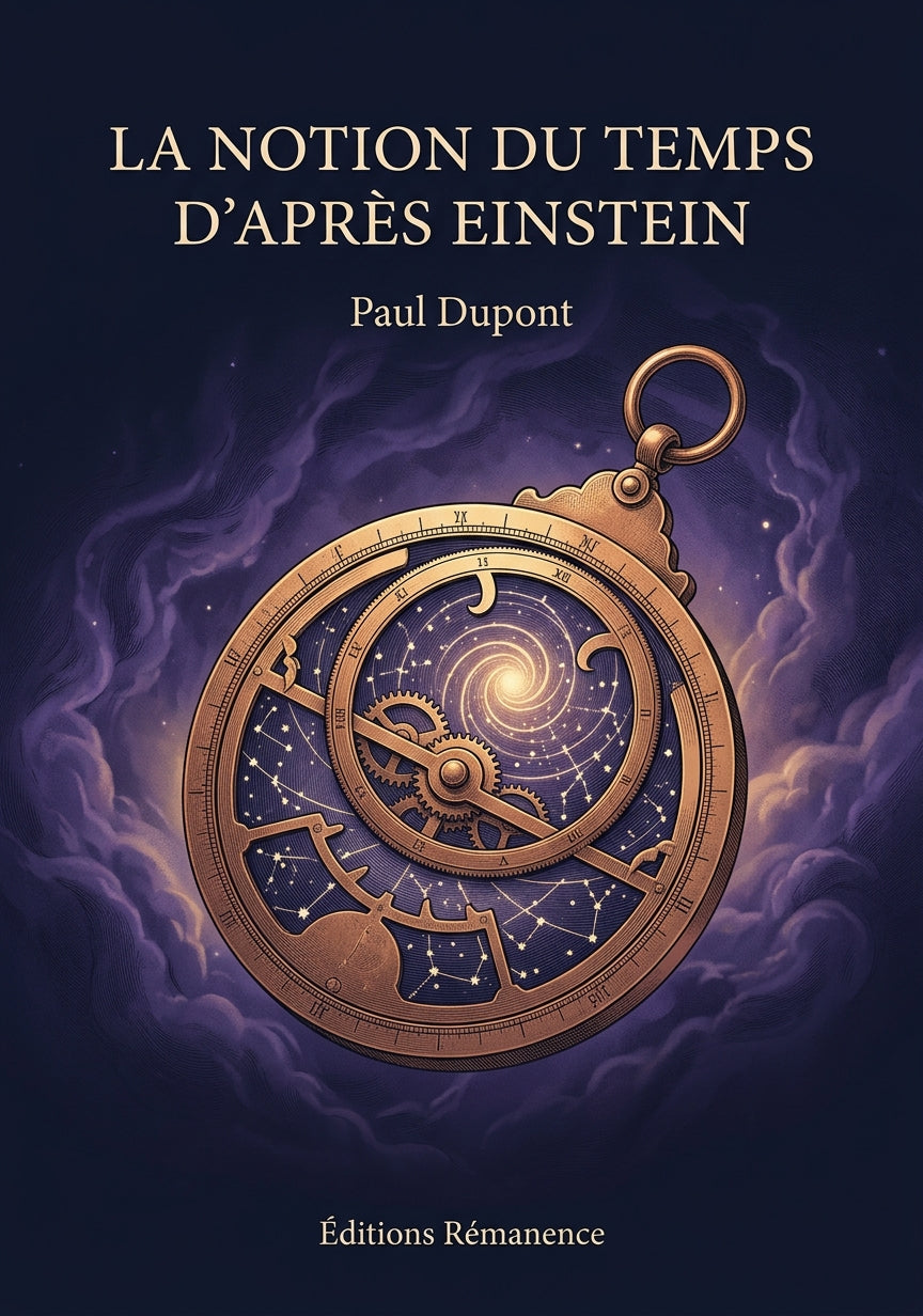 Livre La Notion du temps d’après Einstein par Paul Dupont - Couverture - Editions Remanence