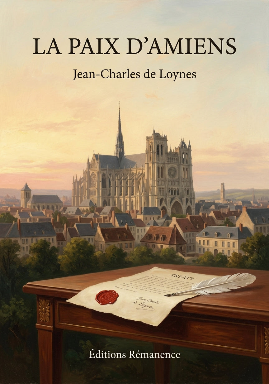 Livre La paix d'amiens par Jean-Charles de Loynes - Couverture - Editions Remanence