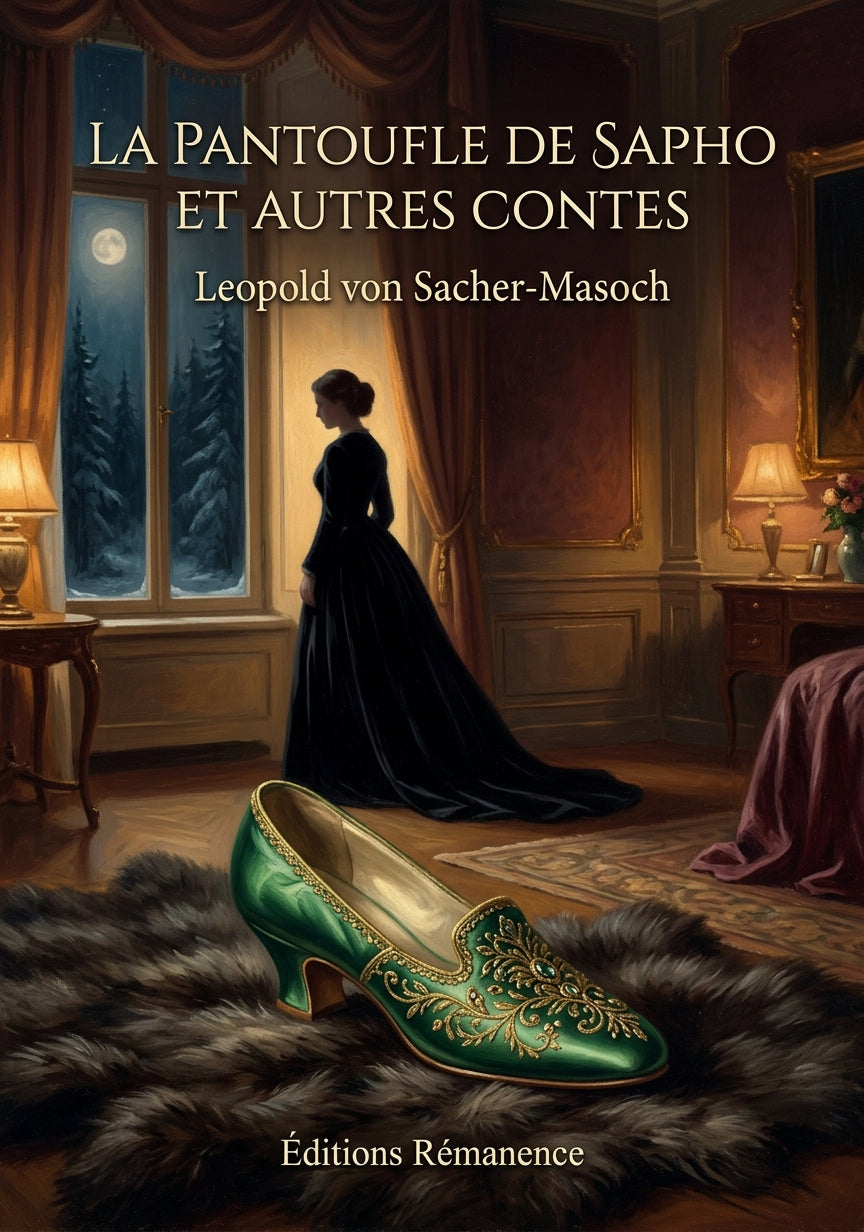 Livre La Pantoufle de Sapho et autres contes par Leopold von Sacher-Masoch - Couverture - Editions Remanence