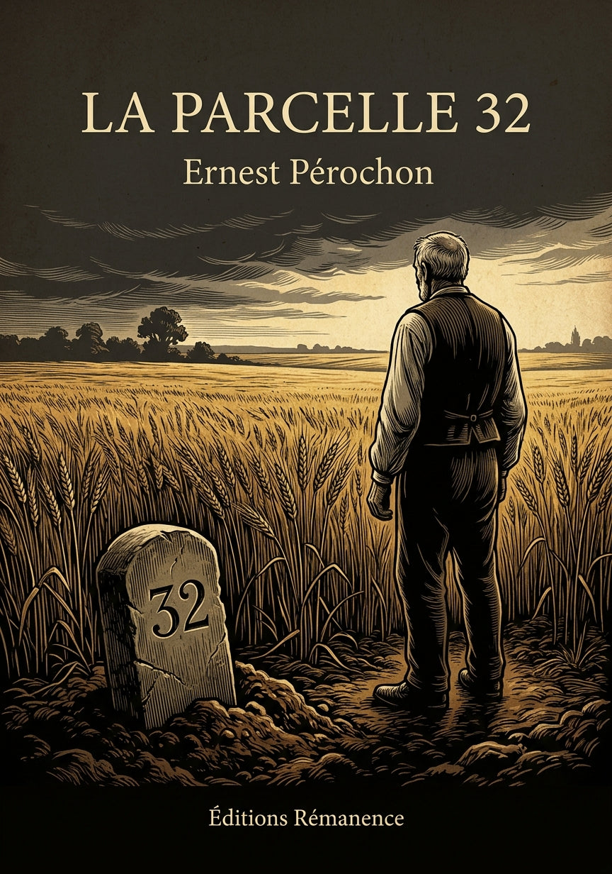 Livre La Parcelle 32 par Ernest Pérochon - Couverture - Editions Remanence
