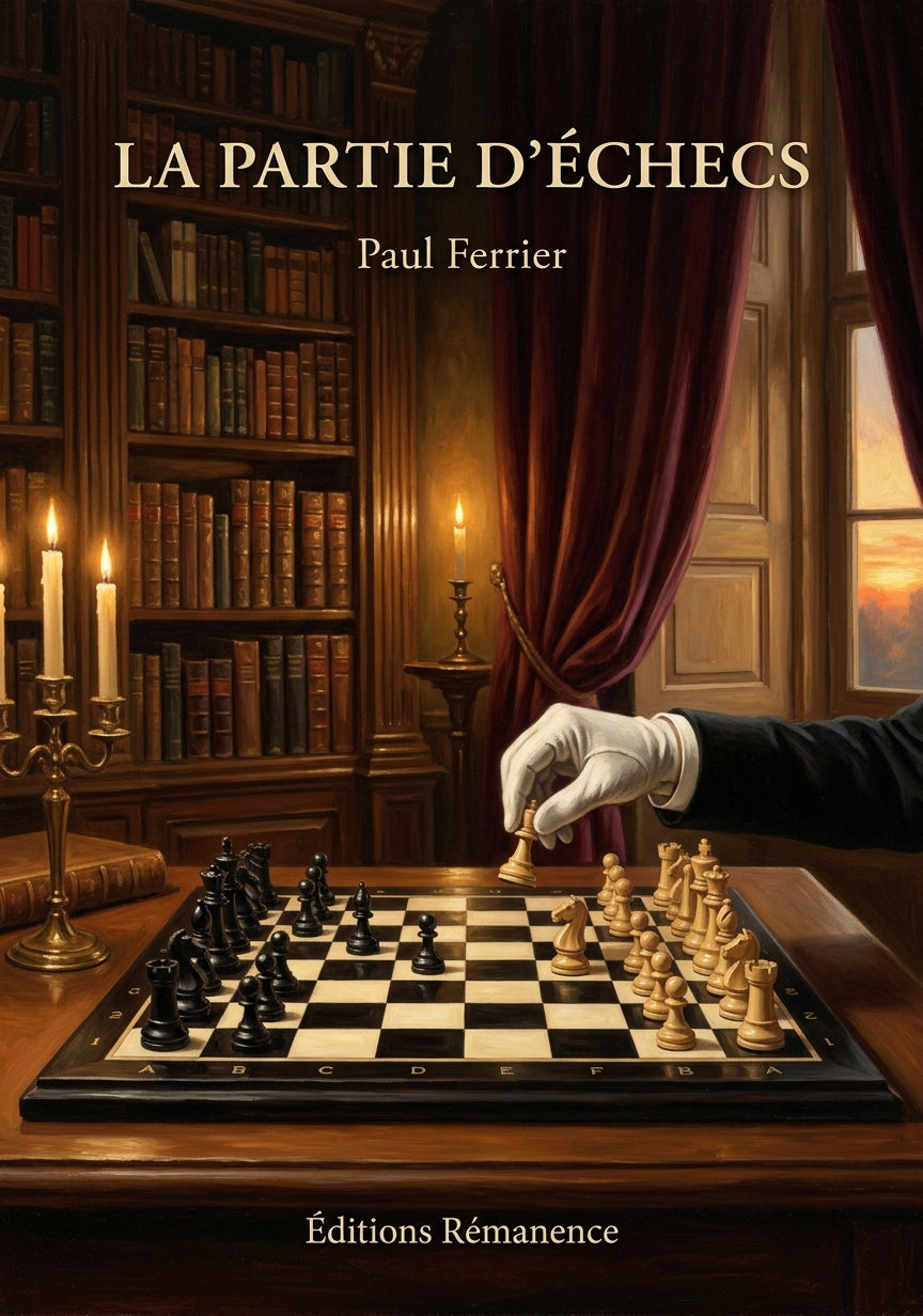 Livre La Partie d’échecs par Paul Ferrier - Couverture - Editions Remanence