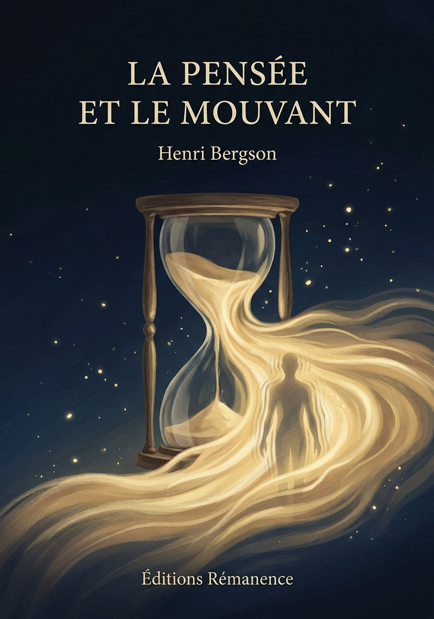 Livre La Pensée et le mouvant par Henri Bergson - Couverture - Editions Remanence