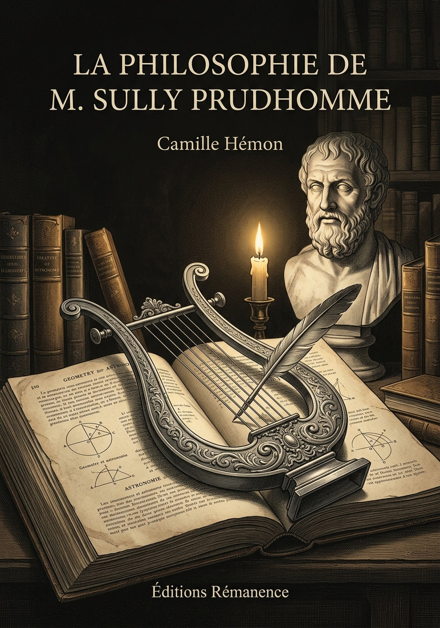 Livre La Philosophie de M. Sully Prudhomme par Camille Hémon - Couverture - Editions Remanence