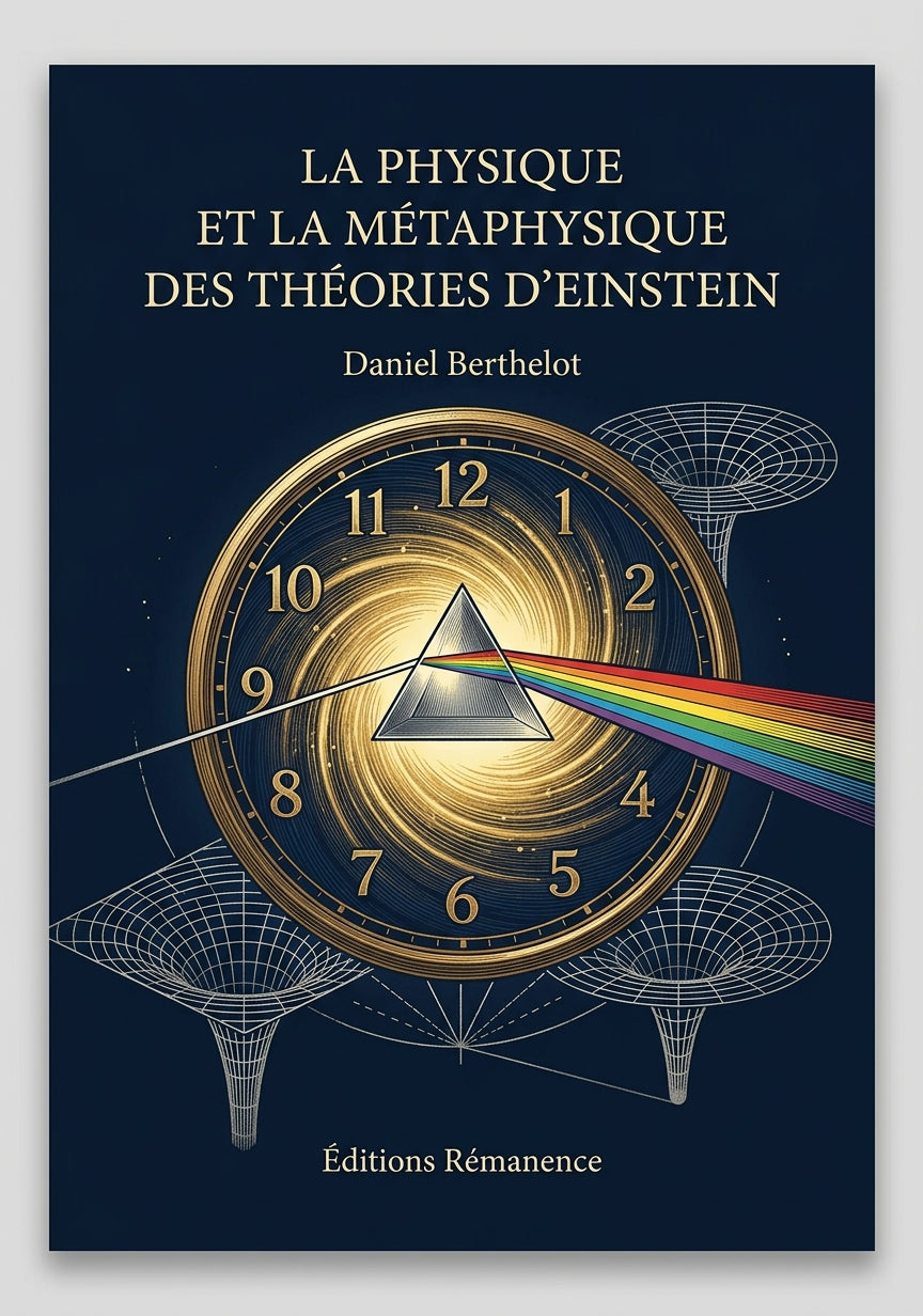 Livre La Physique et la métaphysique des théories d’Einstein par Daniel Berthelot - Couverture - Editions Remanence