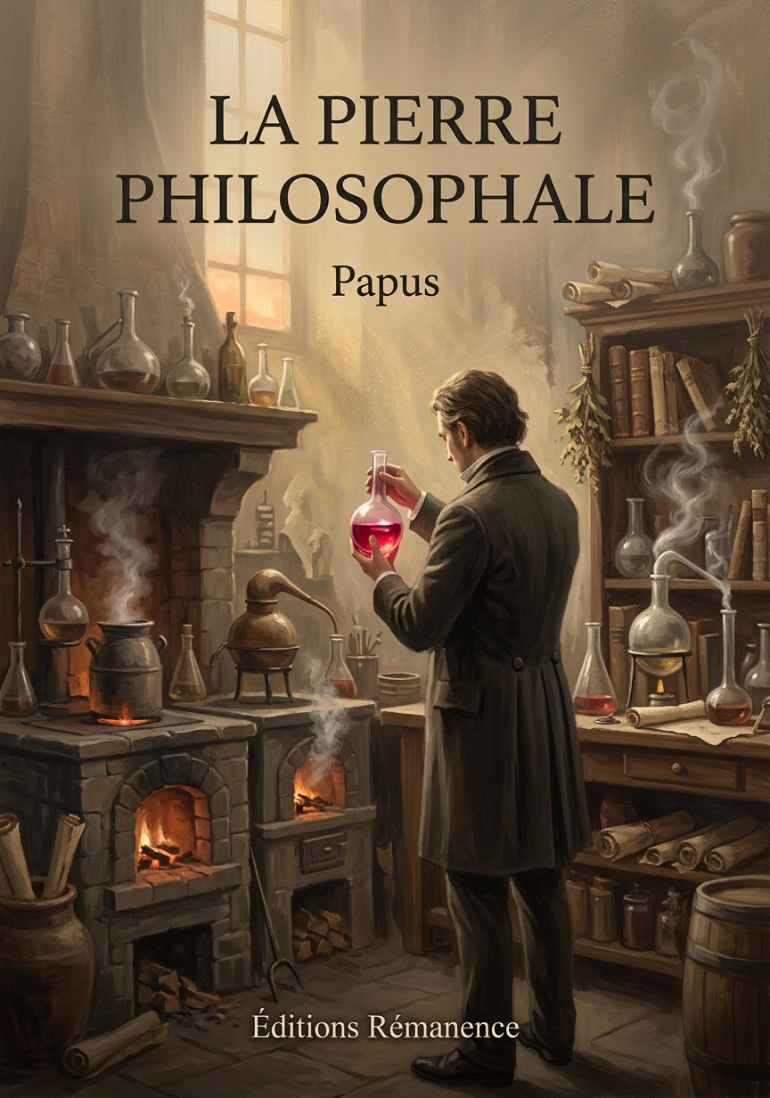 Livre La Pierre Philosophale par Papus - Couverture - Editions Remanence