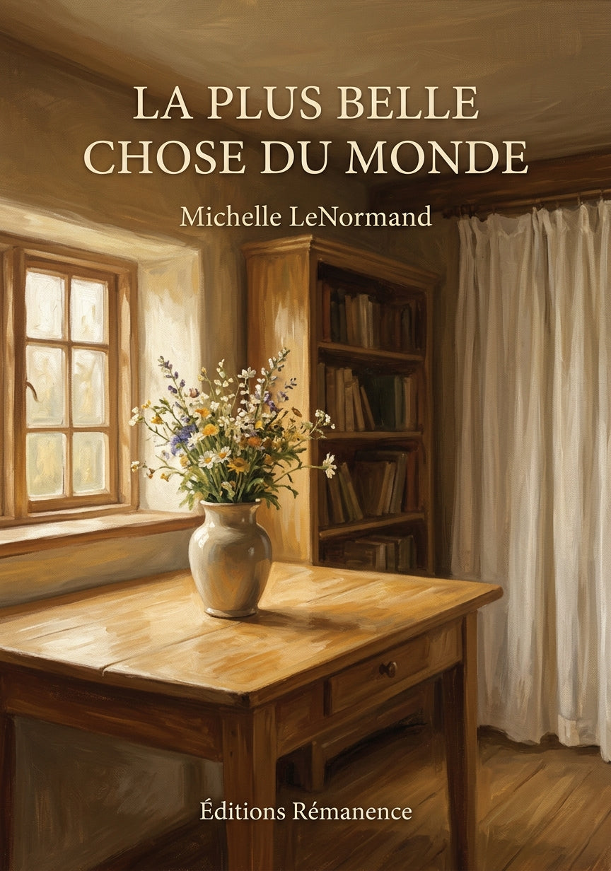 Livre La plus belle chose du monde par Michelle LeNormand - Couverture - Editions Remanence