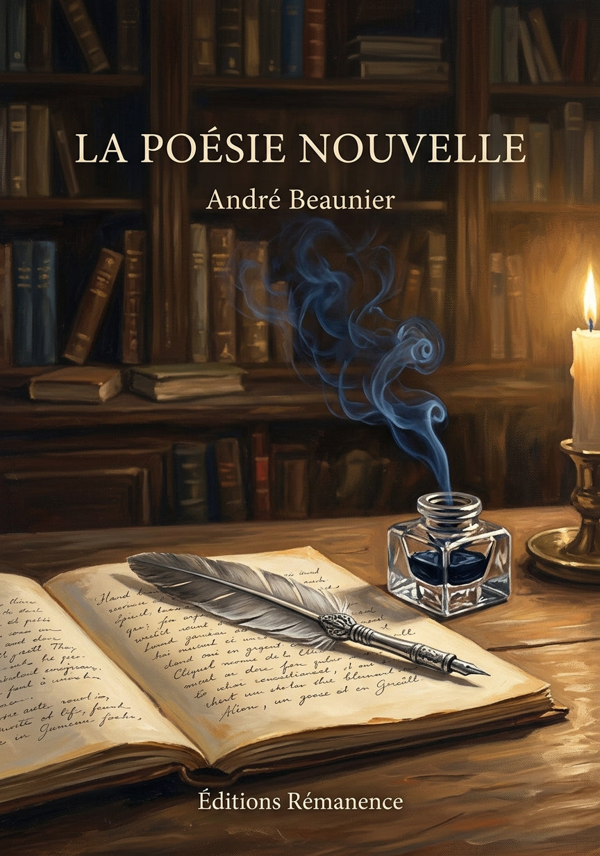 Livre La Poésie nouvelle par André Beaunier - Couverture - Editions Remanence