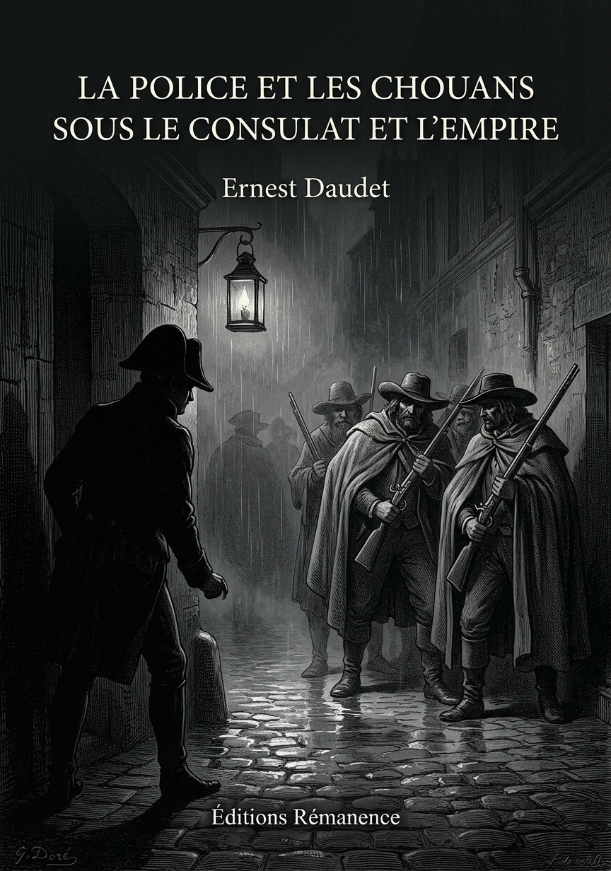 Livre La Police et les chouans sous le Consulat et l’Empire par Ernest Daudet - Couverture - Editions Remanence