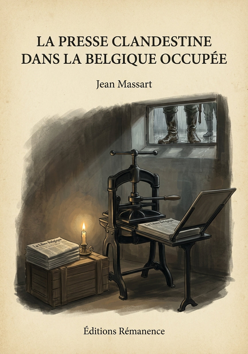La Presse Clandestine dans la Belgique Occupée - Jean Massart (Couverture)