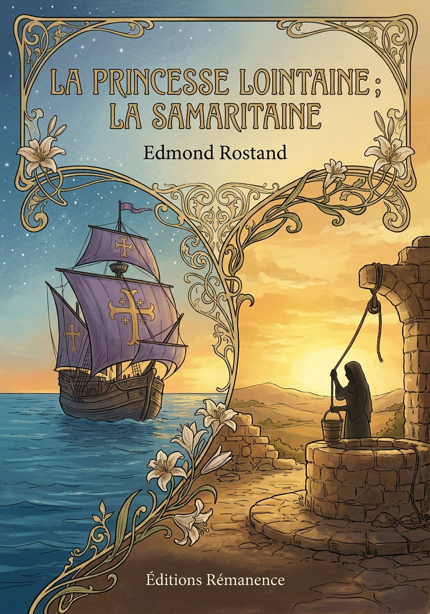 Livre La princesse Lointaine ; La Samaritaine par Edmond Rostand - Couverture - Editions Remanence