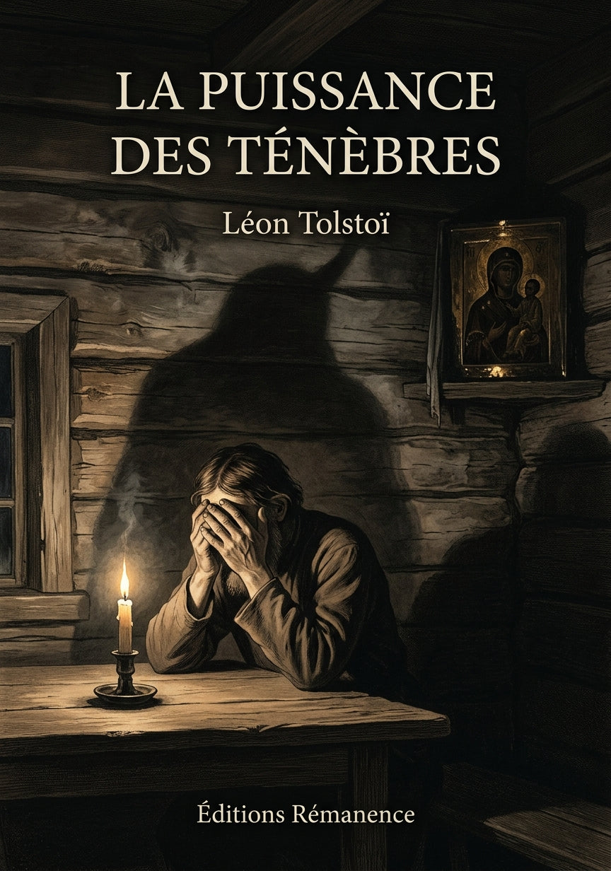 Livre La Puissance des ténèbres par Léon Tolstoï - Couverture - Editions Remanence