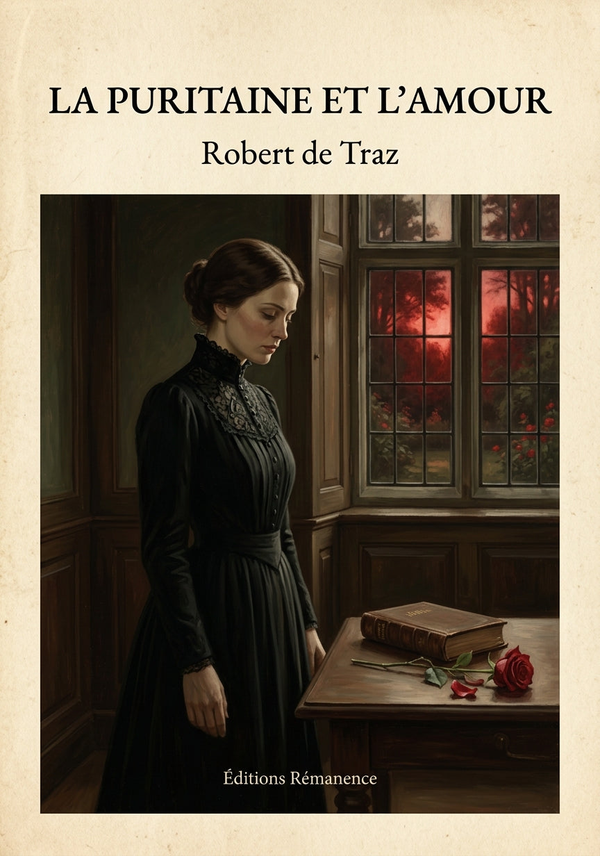 La puritaine et l'amour - Robert de Traz (Couverture)