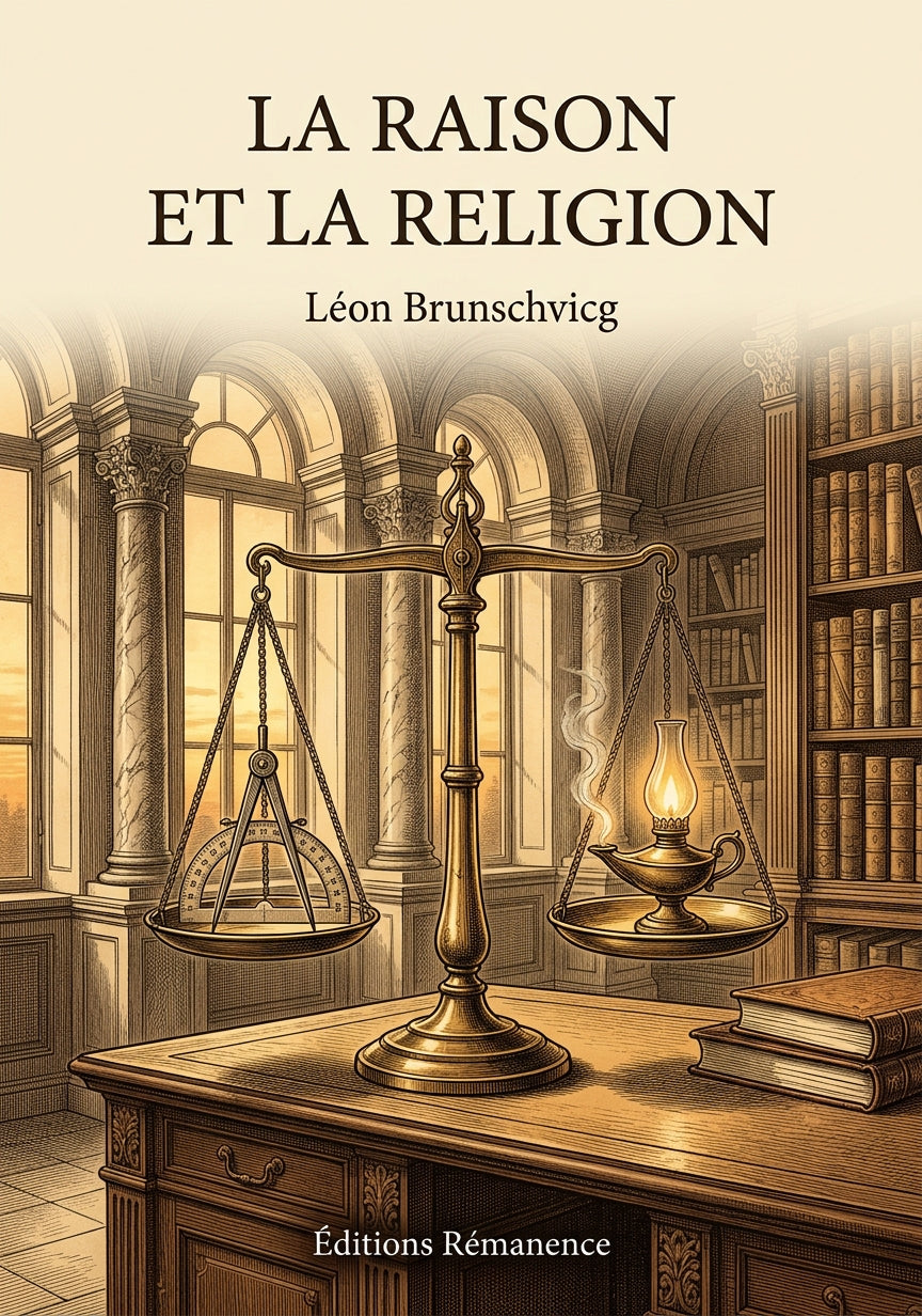 Livre La Raison et la Religion par Léon Brunschvicg - Couverture - Editions Remanence