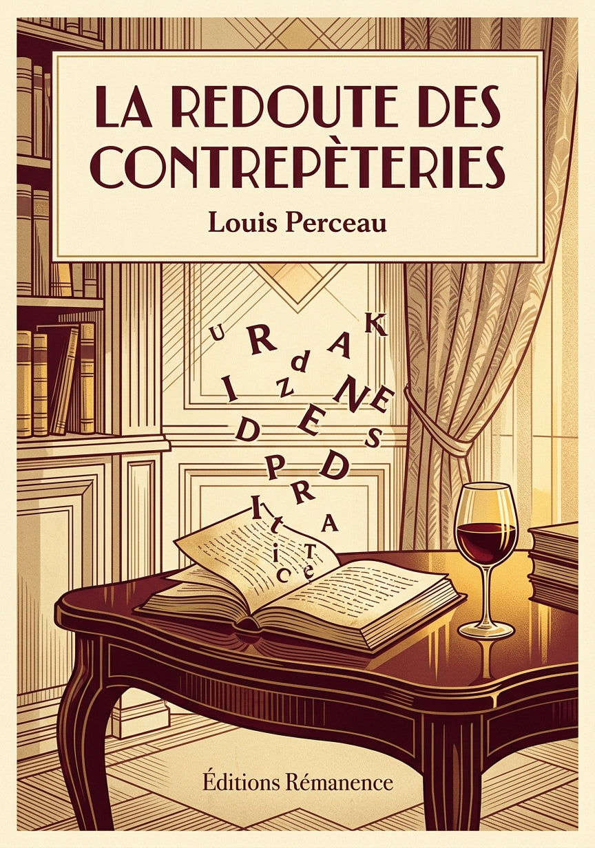 Livre La Redoute des contrepèteries par Louis Perceau - Couverture - Editions Remanence