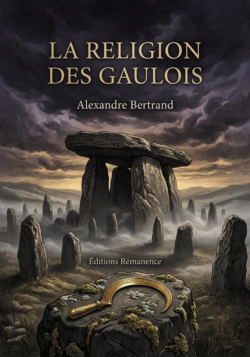 Livre La religion des Gaulois par Alexandre Bertrand - Couverture - Editions Remanence