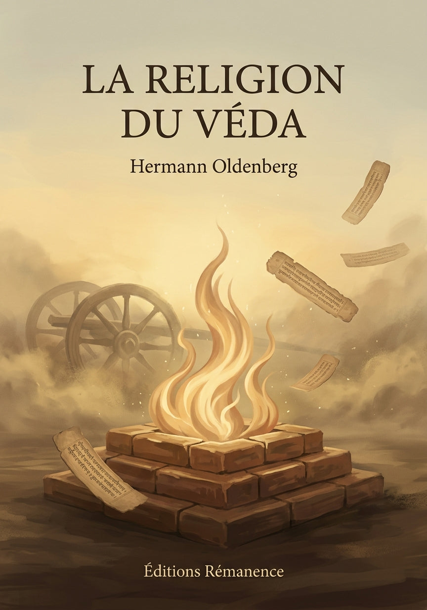 Livre La Religion du Véda par Hermann Oldenberg - Couverture - Editions Remanence