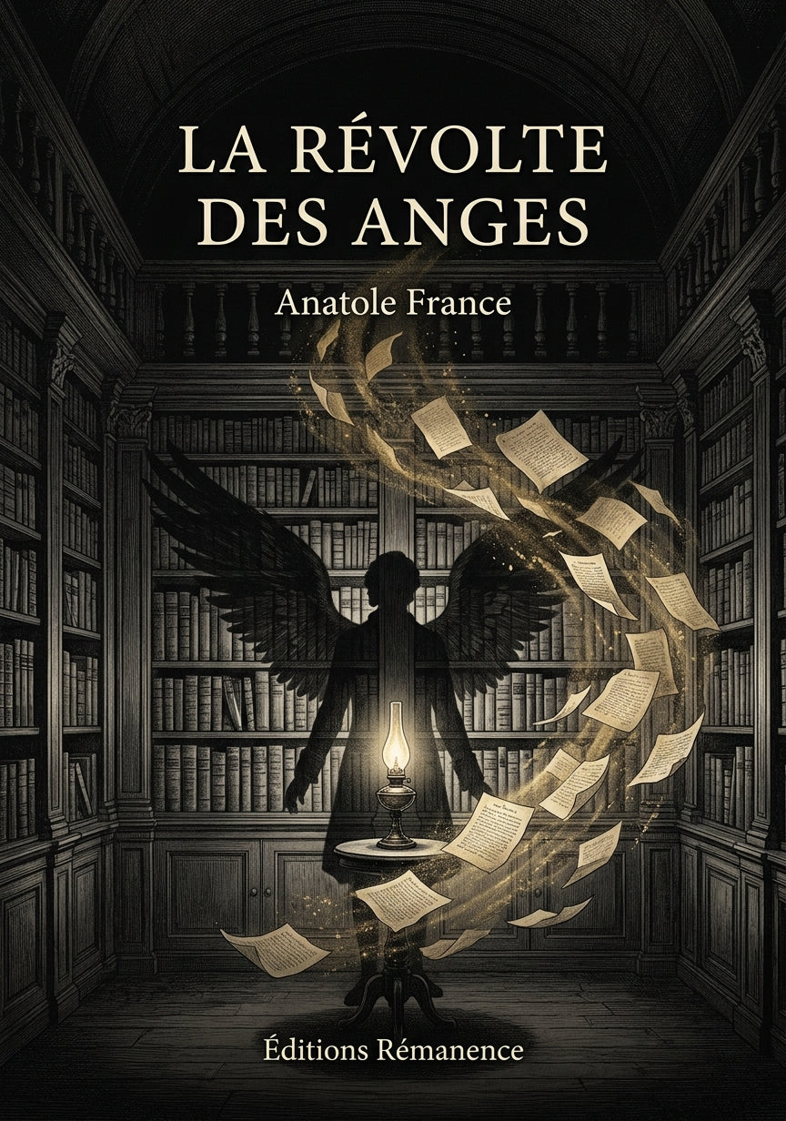 Livre La Révolte des anges par Anatole France - Couverture - Editions Remanence