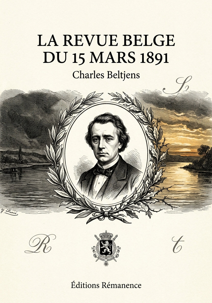 Livre La Revue belge du 15 mars 1891 par Charles Beltjens - Couverture - Editions Remanence