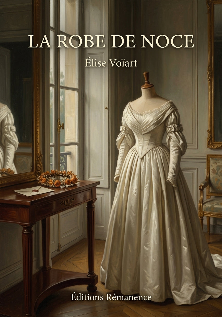 Livre La Robe de noce par Élise Voïart - Couverture - Editions Remanence