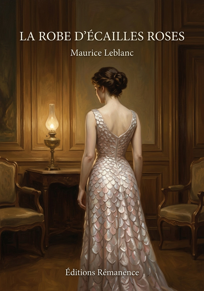 Livre La Robe d’écailles roses par Maurice Leblanc - Couverture - Editions Remanence