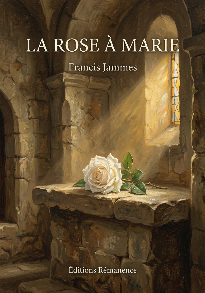 Livre La Rose à Marie par Francis Jammes - Couverture - Editions Remanence