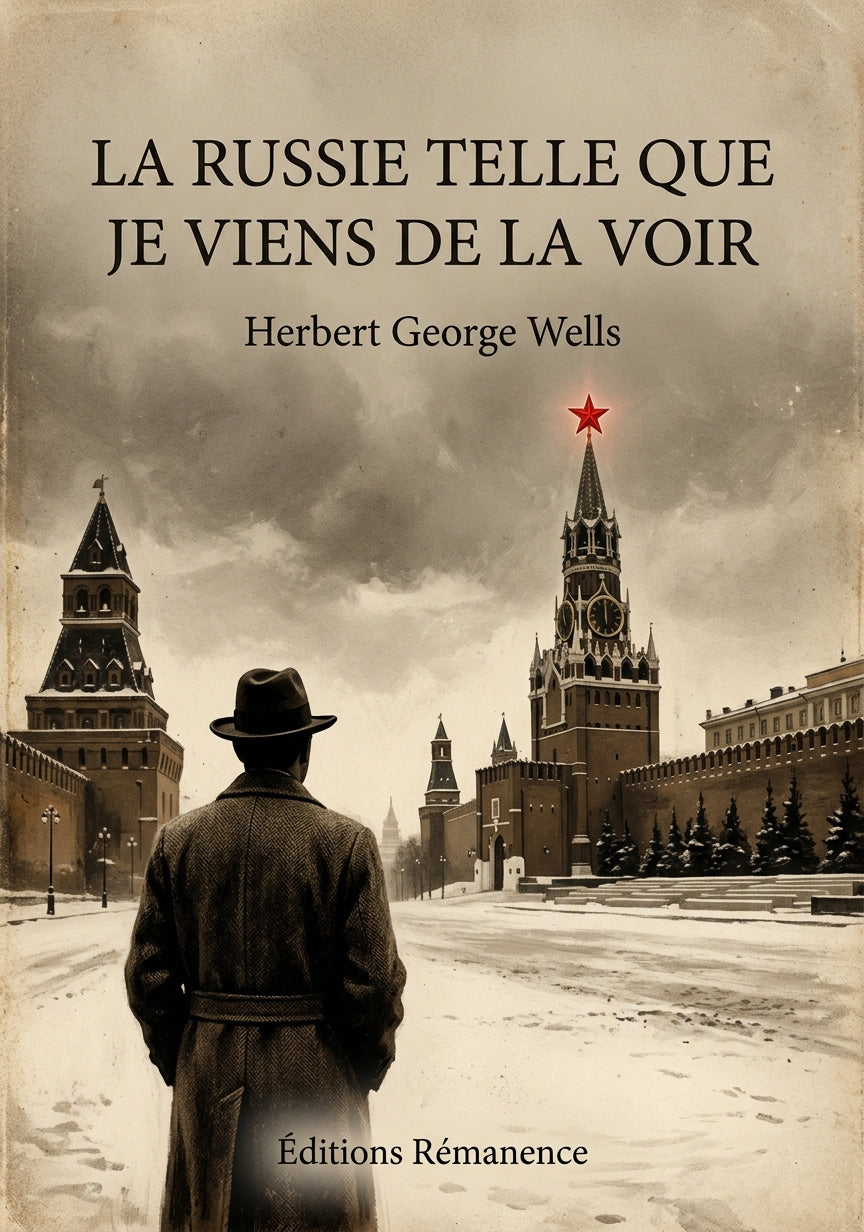 Livre La Russie telle que je viens de la voir par Herbert George Wells - Couverture - Editions Remanence