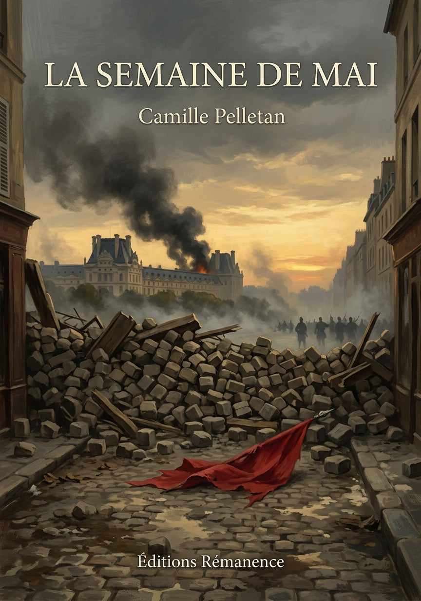 Livre La Semaine de Mai par Camille Pelletan - Couverture - Editions Remanence