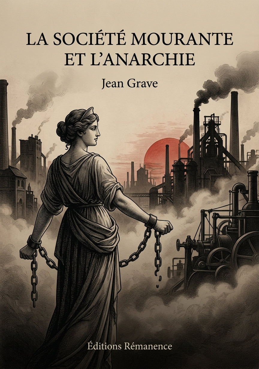 Livre La Société mourante et l’Anarchie par Jean Grave - Couverture - Editions Remanence