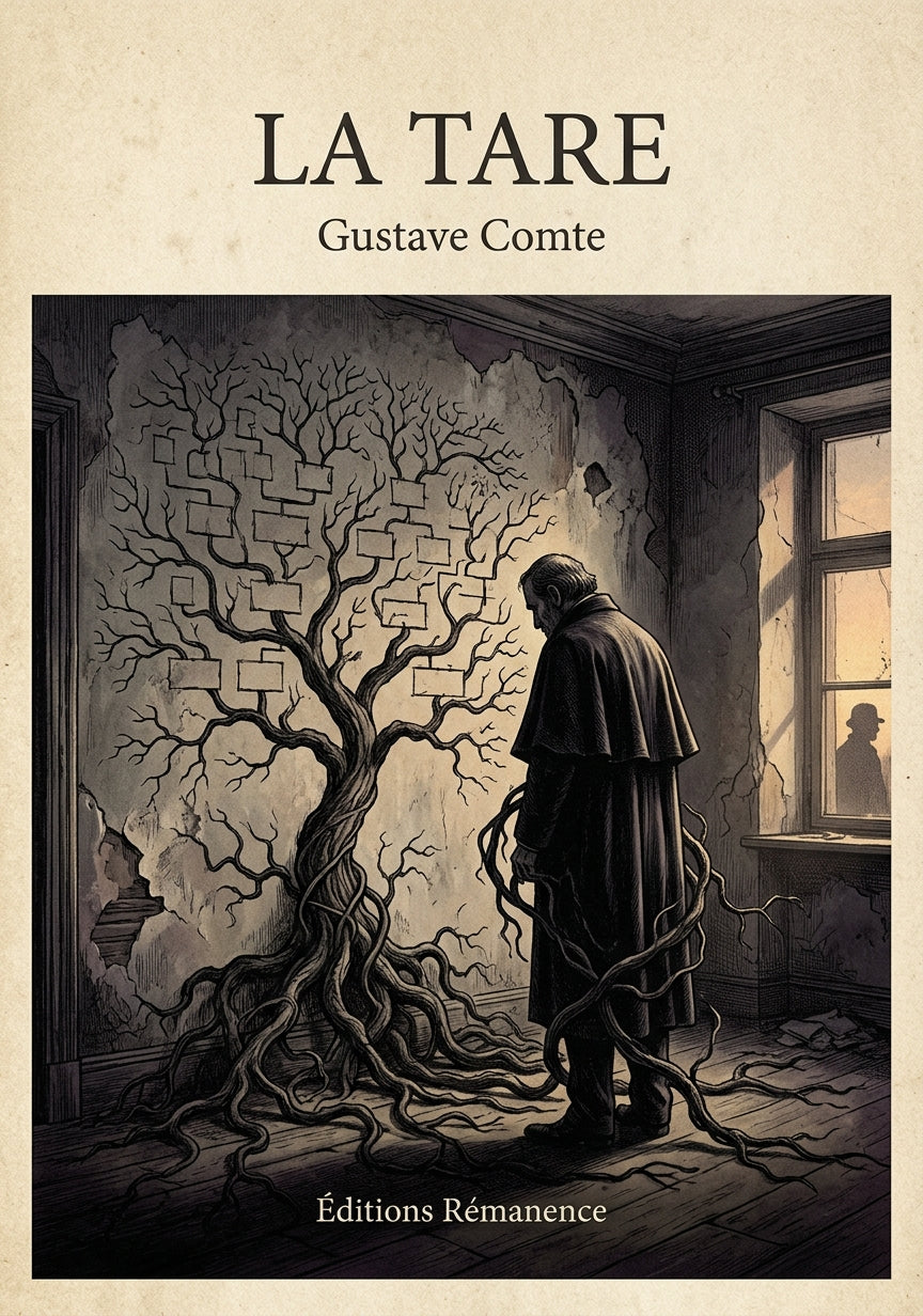 Livre La tare par Gustave Comte - Couverture - Editions Remanence