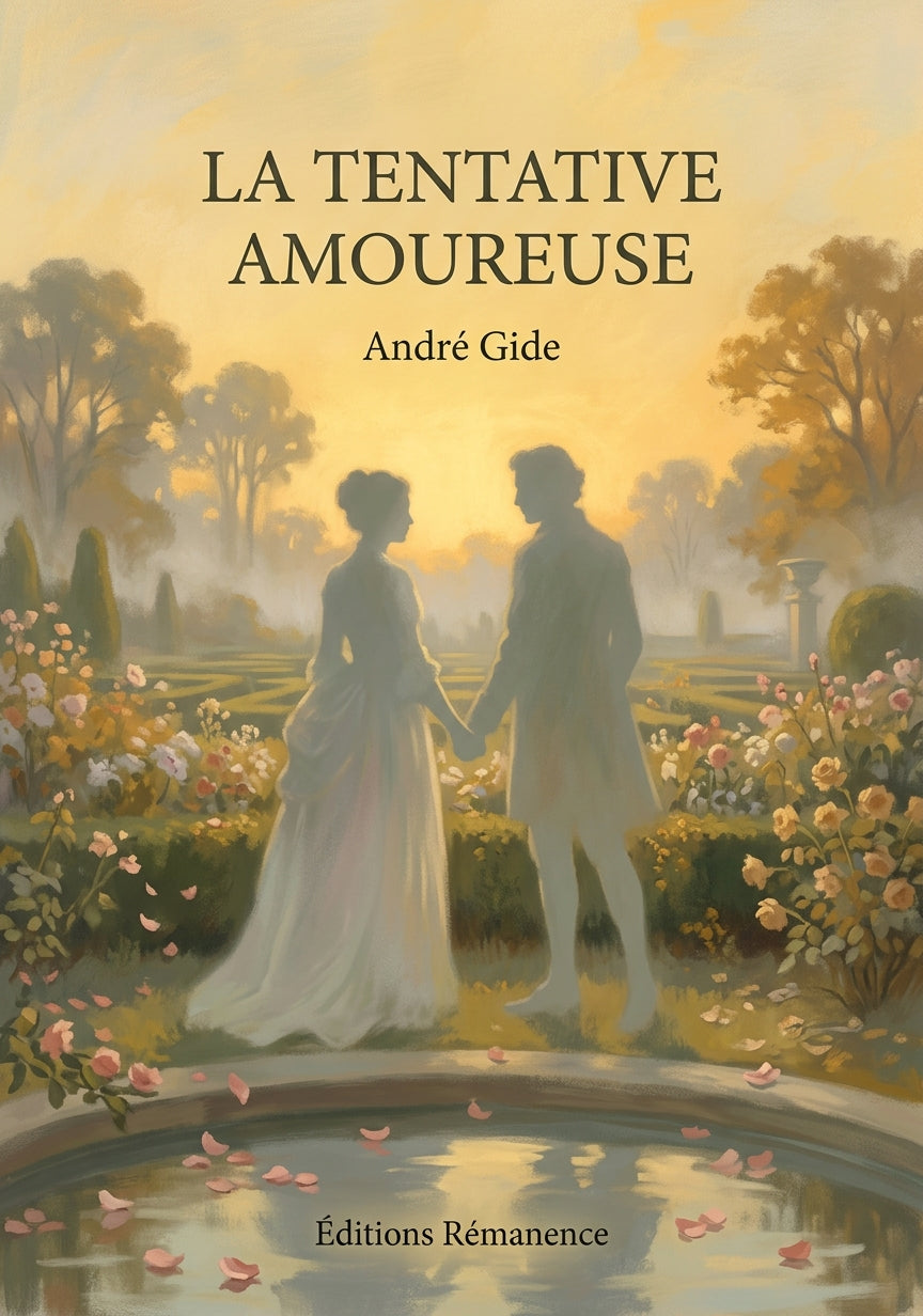 Livre La Tentative amoureuse par André Gide - Couverture - Editions Remanence