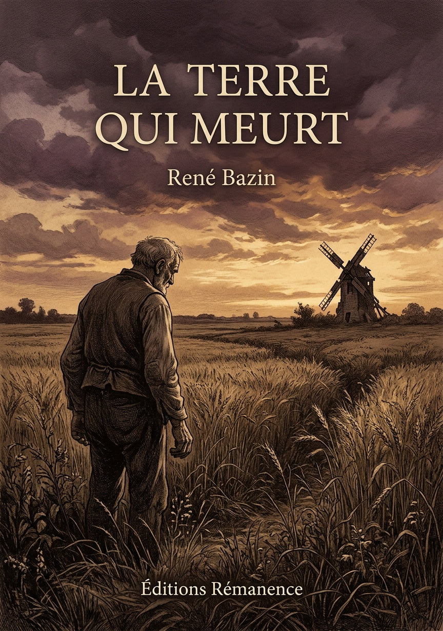 Livre La Terre qui meurt par René Bazin - Couverture - Editions Remanence
