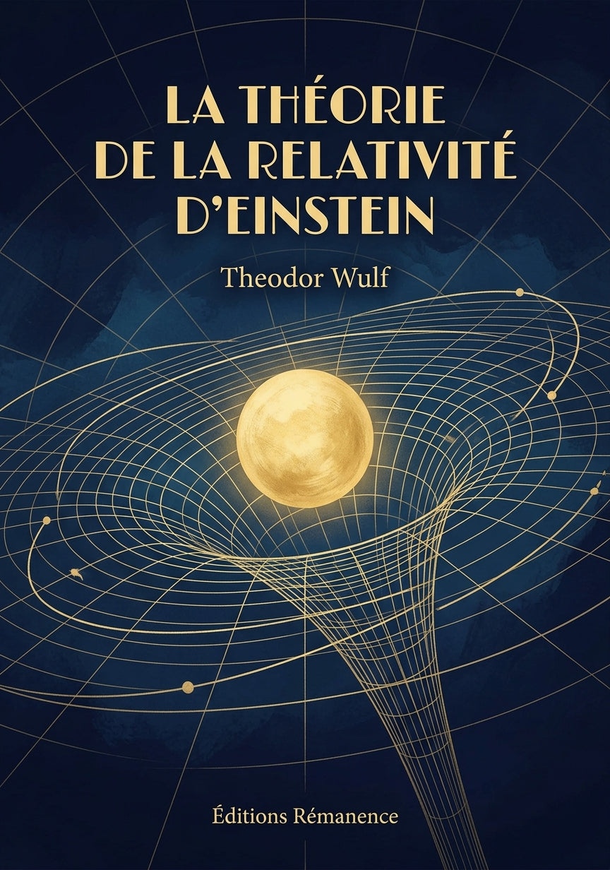 Livre La Théorie de la relativité d’Einstein par Theodor Wulf - Couverture - Editions Remanence