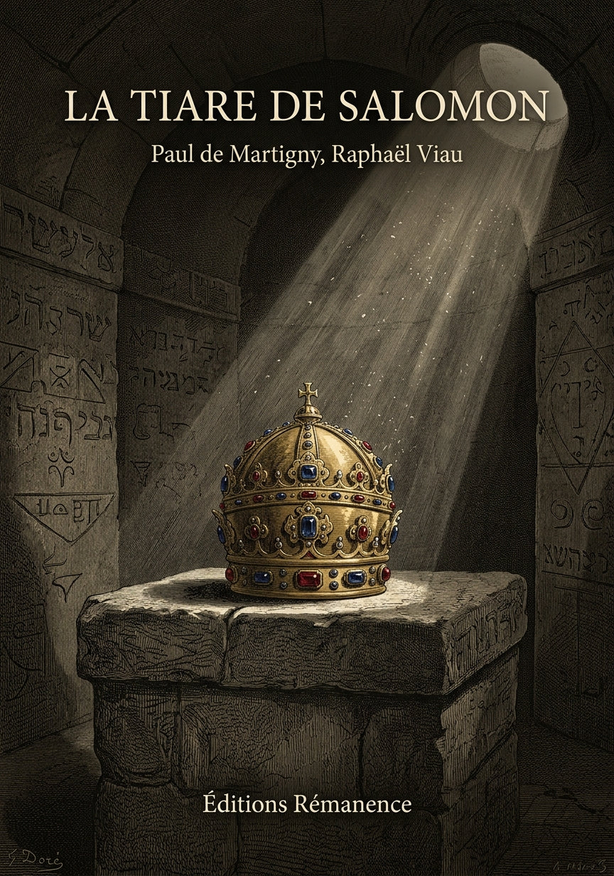 Livre La Tiare de Salomon par Paul de Martigny, Raphaël Viau - Couverture - Editions Remanence