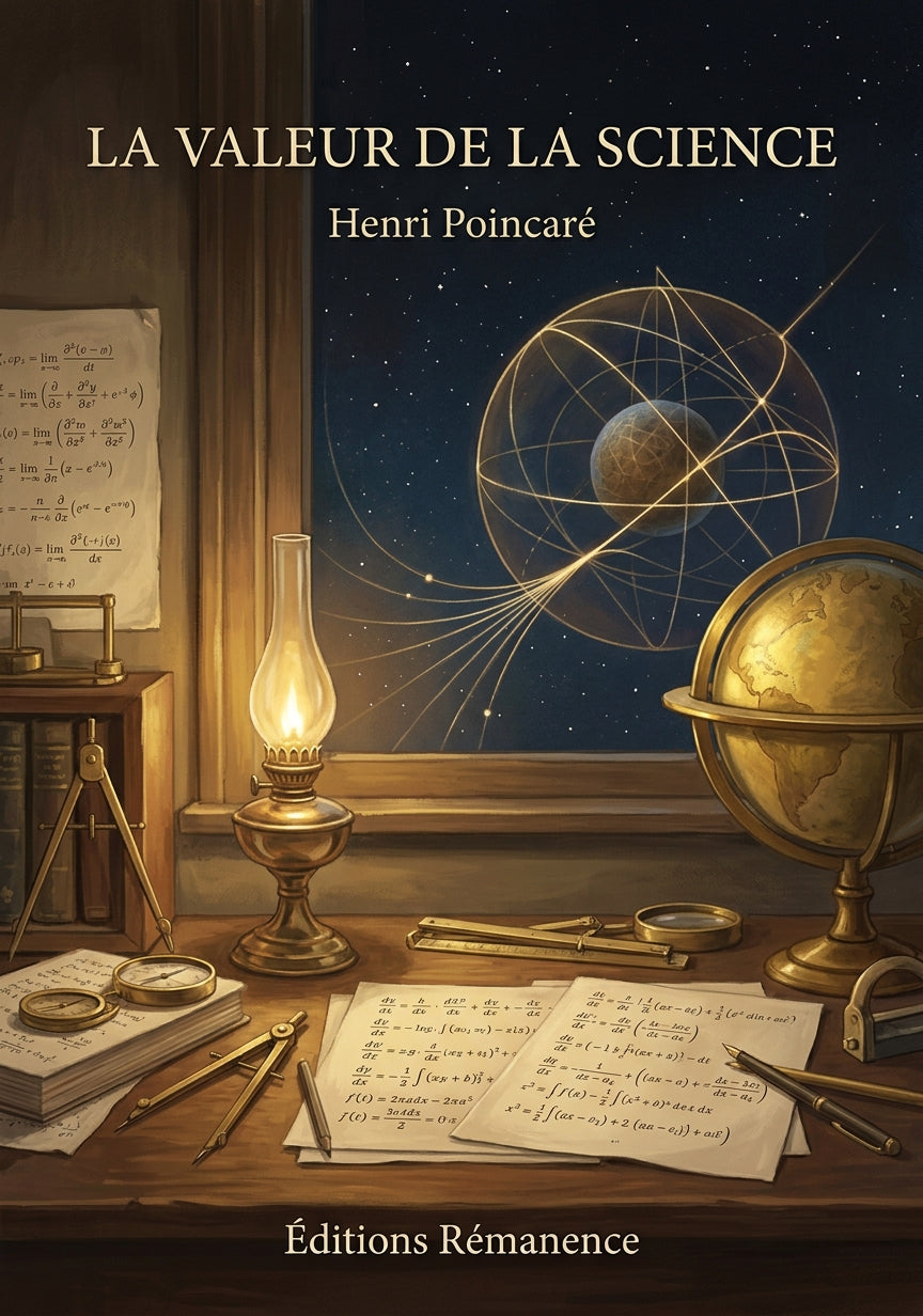 Livre La Valeur de la Science par Henri Poincaré - Couverture - Editions Remanence