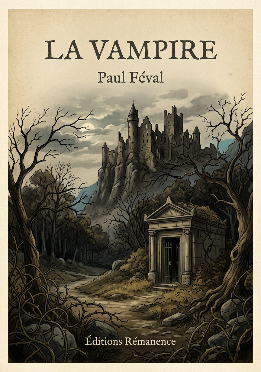 La vampire - Paul Féval (Couverture)