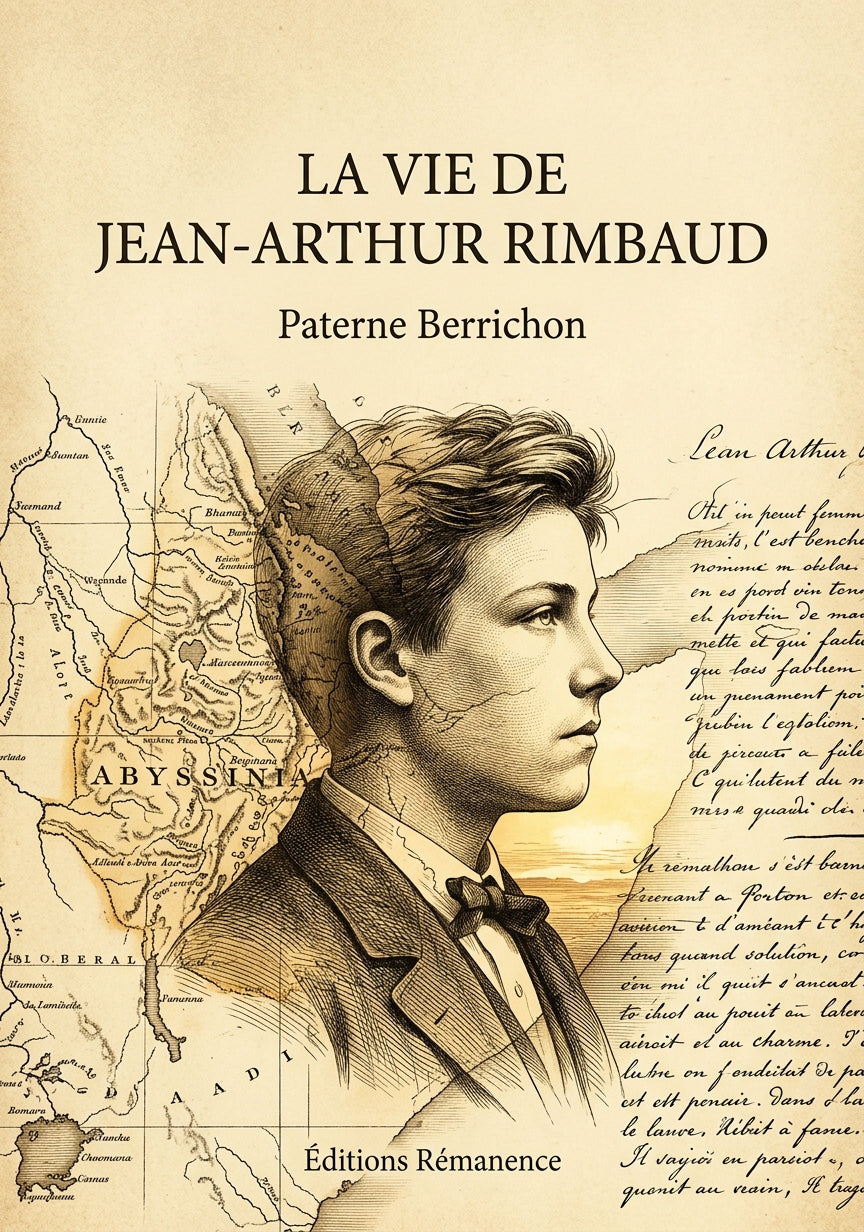 Livre La Vie de Jean-Arthur Rimbaud par Paterne Berrichon - Couverture - Editions Remanence